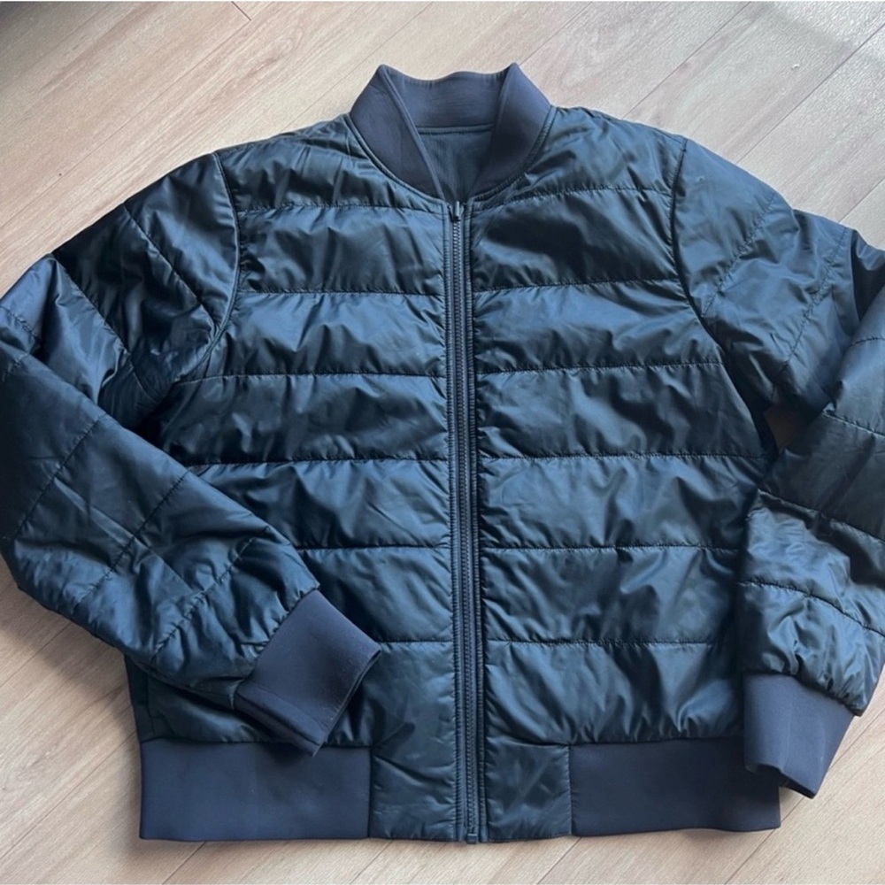 ❌SOLD❌ Lululemon Black Non-Stop Bomber jacket, size 12